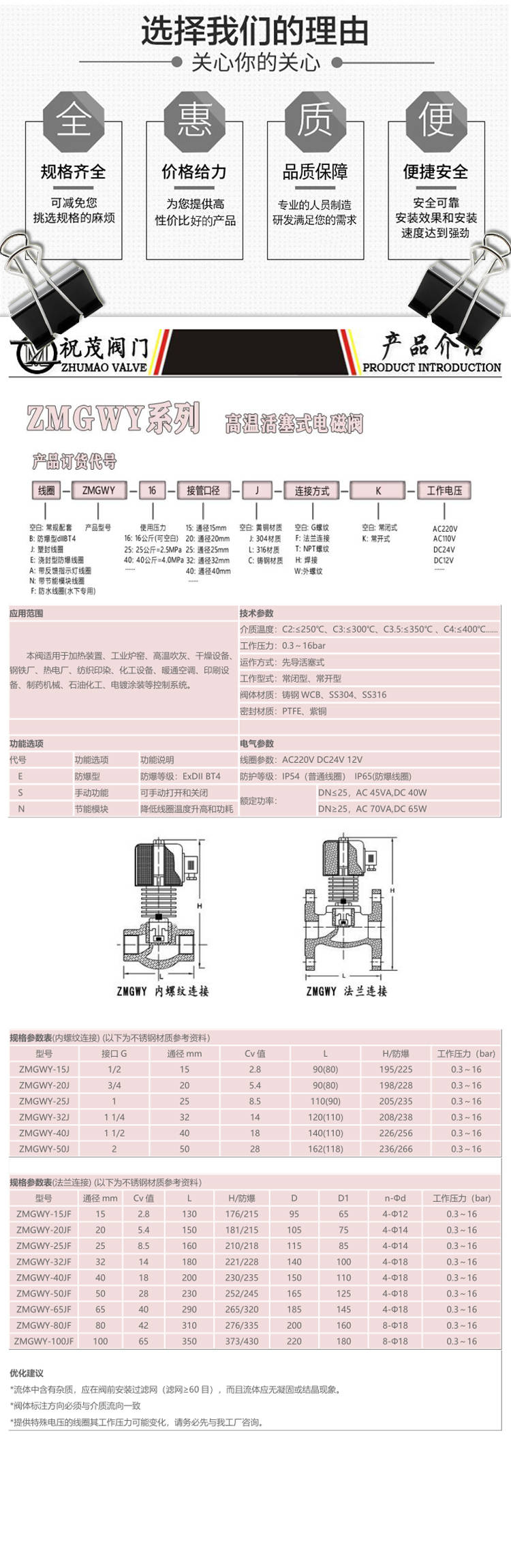 电磁阀规格尺寸